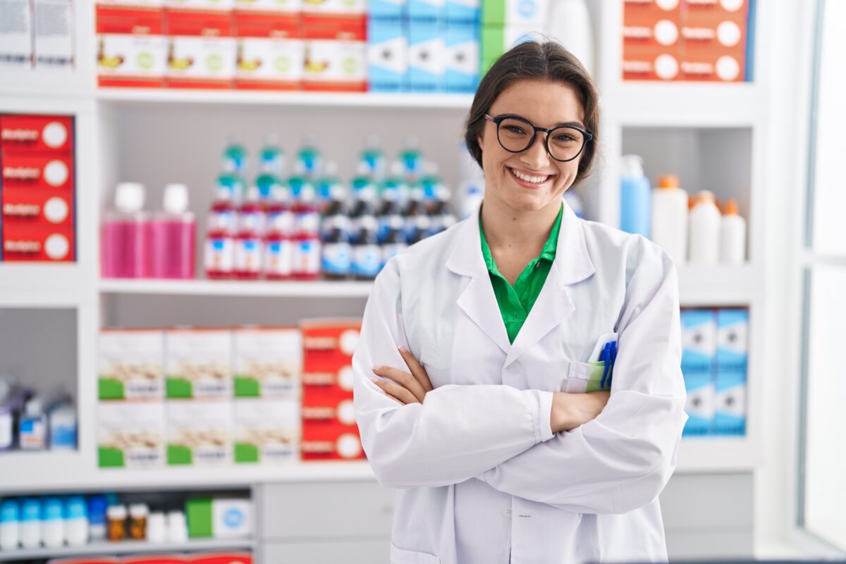 une pharmacienne